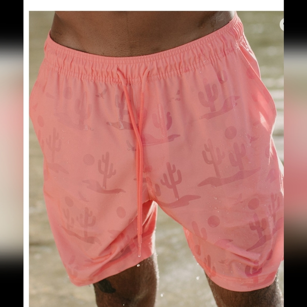 Mens Medium Color Changing Swim Trunks Swimwear